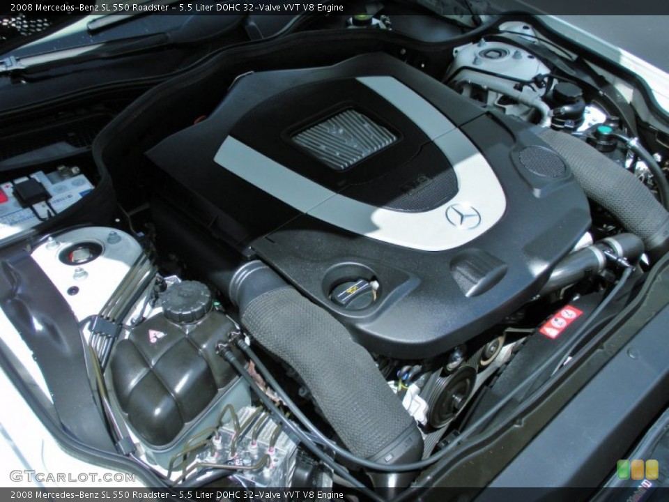 5.5 Liter DOHC 32-Valve VVT V8 Engine for the 2008 Mercedes-Benz SL #77403704