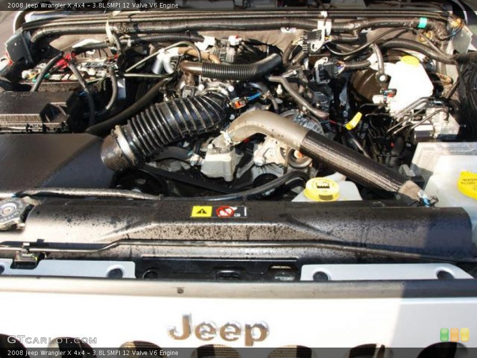 3.8L SMPI 12 Valve V6 Engine for the 2008 Jeep Wrangler #77404449