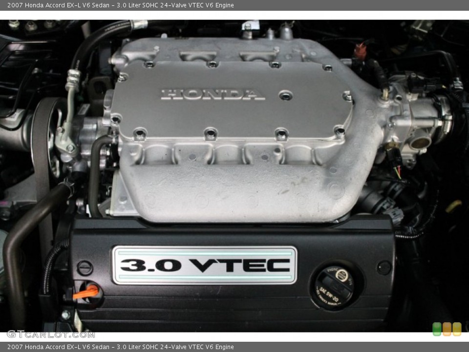 3.0 Liter SOHC 24-Valve VTEC V6 Engine for the 2007 Honda Accord #77406253