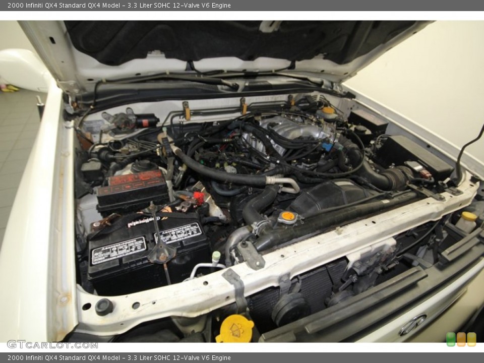 3.3 Liter SOHC 12-Valve V6 2000 Infiniti QX4 Engine
