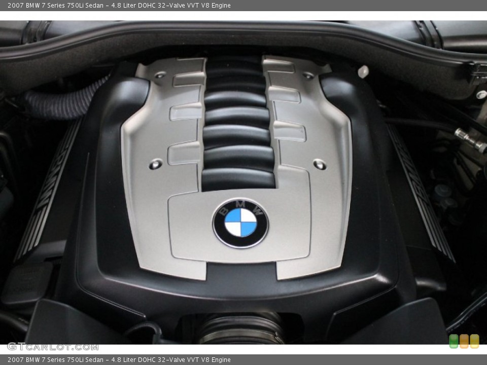 4.8 Liter DOHC 32-Valve VVT V8 Engine for the 2007 BMW 7 Series #77406921