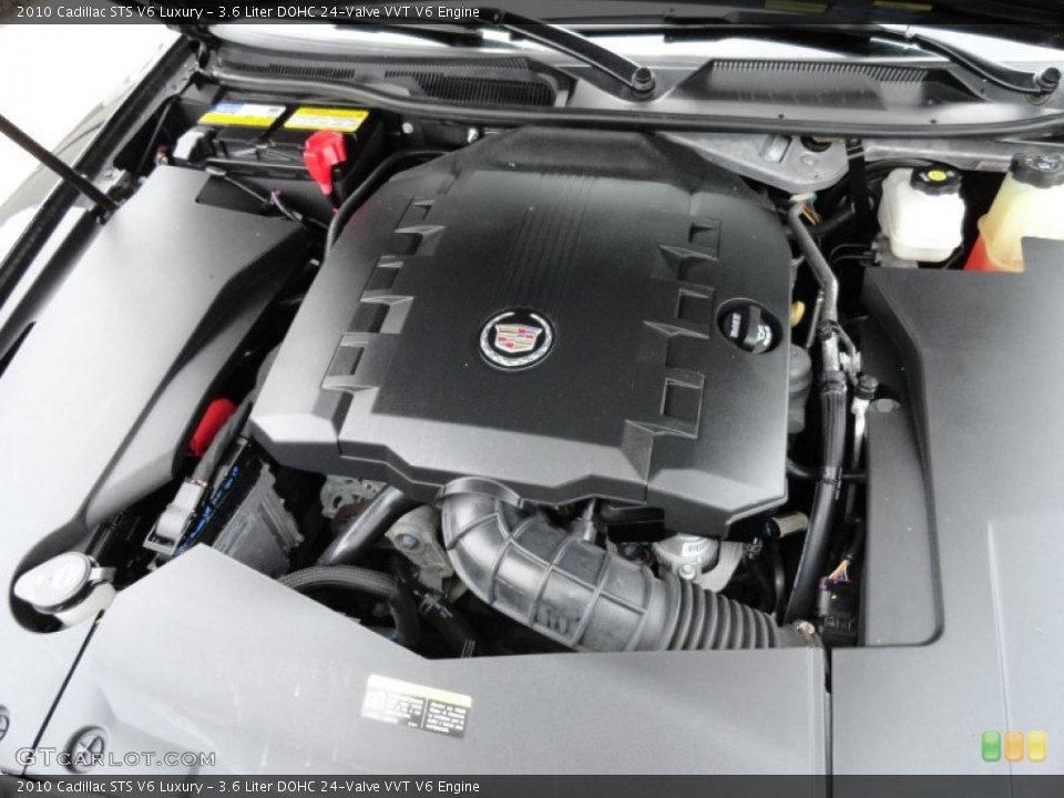 3.6 Liter DOHC 24-Valve VVT V6 2010 Cadillac STS Engine