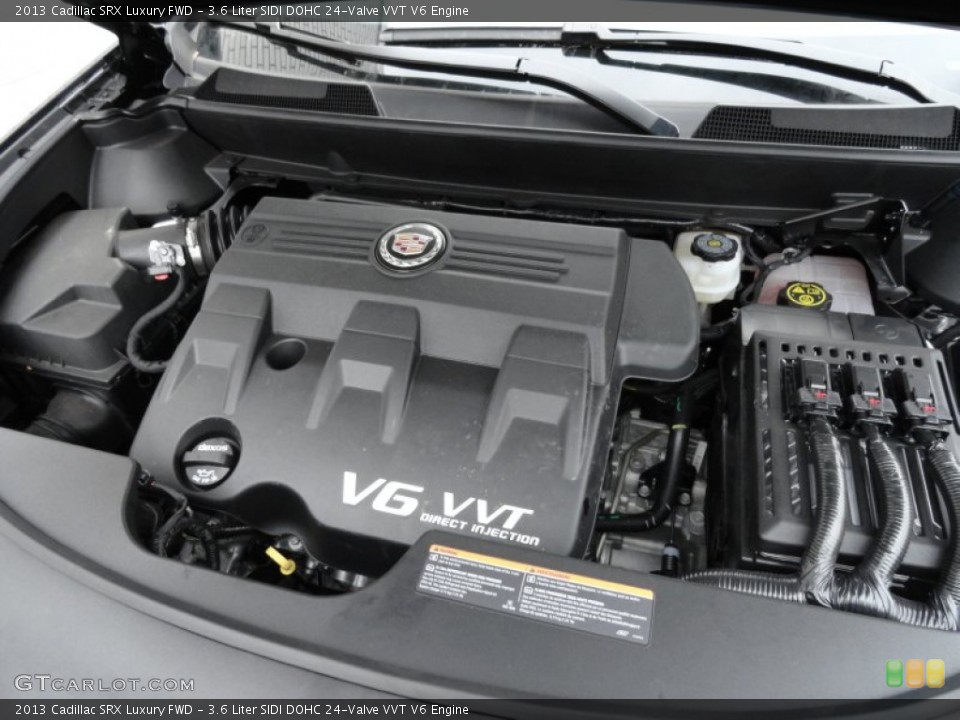 3.6 Liter SIDI DOHC 24-Valve VVT V6 Engine for the 2013 Cadillac SRX #77412048
