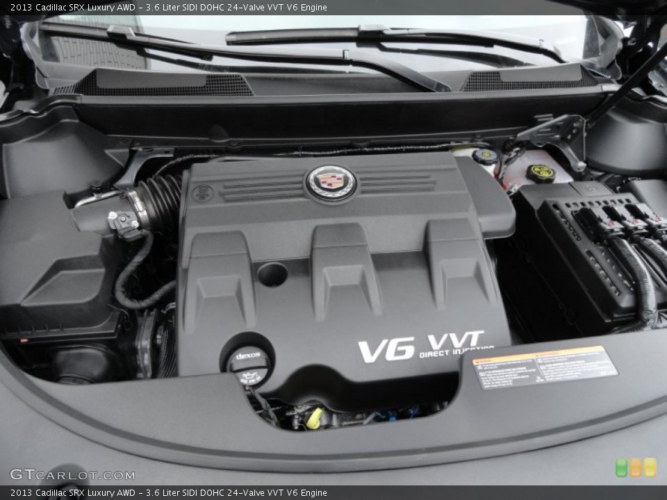 3.6 Liter SIDI DOHC 24-Valve VVT V6 Engine for the 2013 Cadillac SRX #77412525
