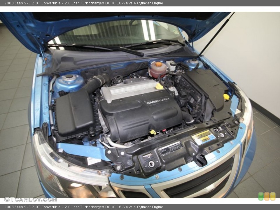 2.0 Liter Turbocharged DOHC 16-Valve 4 Cylinder Engine for the 2008 Saab 9-3 #77413443