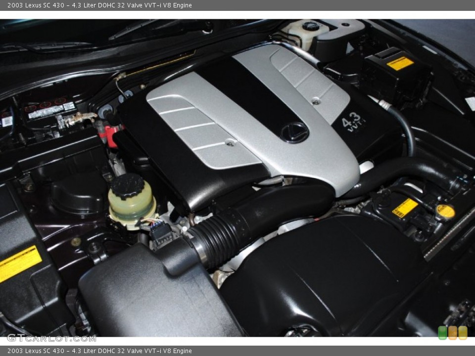 4.3 Liter DOHC 32 Valve VVT-i V8 Engine for the 2003 Lexus SC #77415017