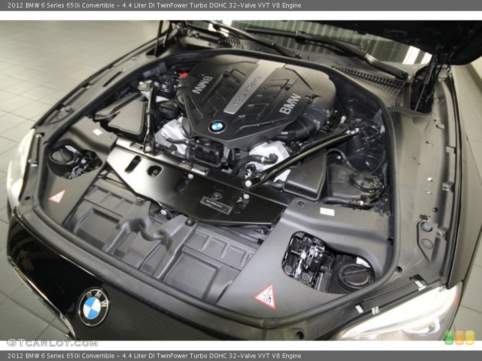 4.4 Liter DI TwinPower Turbo DOHC 32-Valve VVT V8 Engine for the 2012 BMW 6 Series #77416785