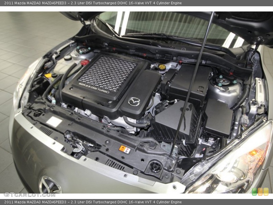 2.3 Liter DISI Turbocharged DOHC 16-Valve VVT 4 Cylinder Engine for the 2011 Mazda MAZDA3 #77420985