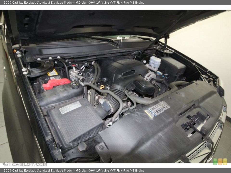 6.2 Liter OHV 16-Valve VVT Flex-Fuel V8 Engine for the 2009 Cadillac Escalade #77422256