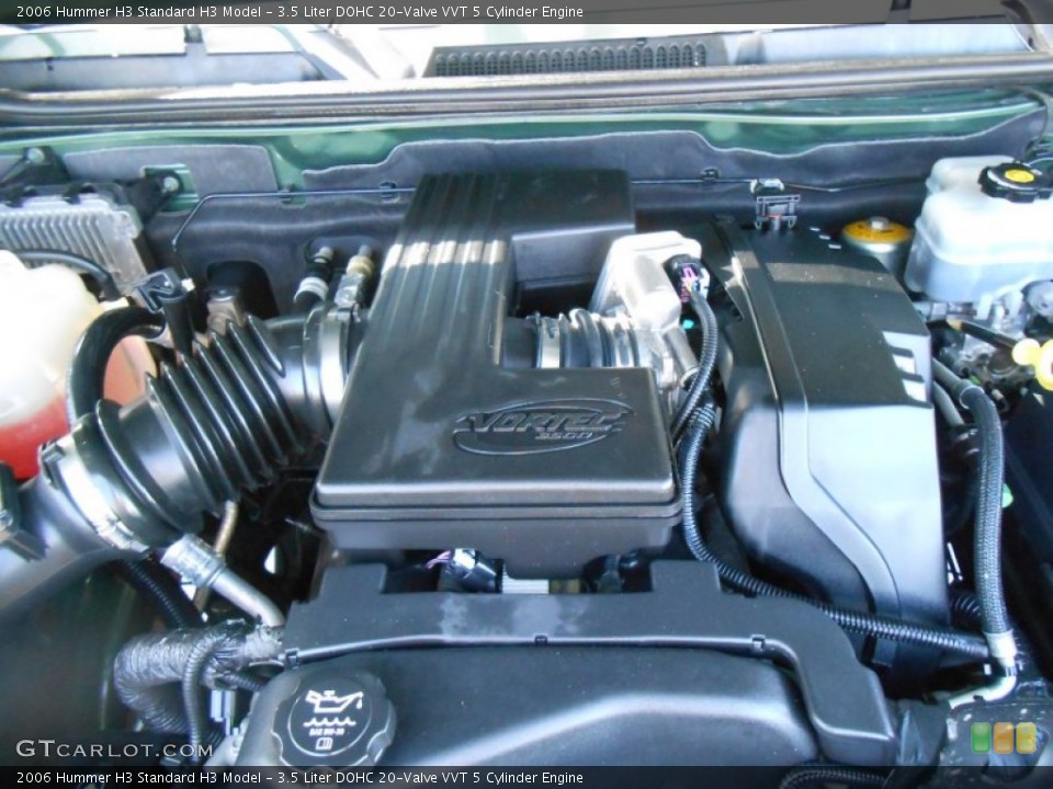 3.5 Liter DOHC 20-Valve VVT 5 Cylinder Engine for the 2006 Hummer H3 #77430933