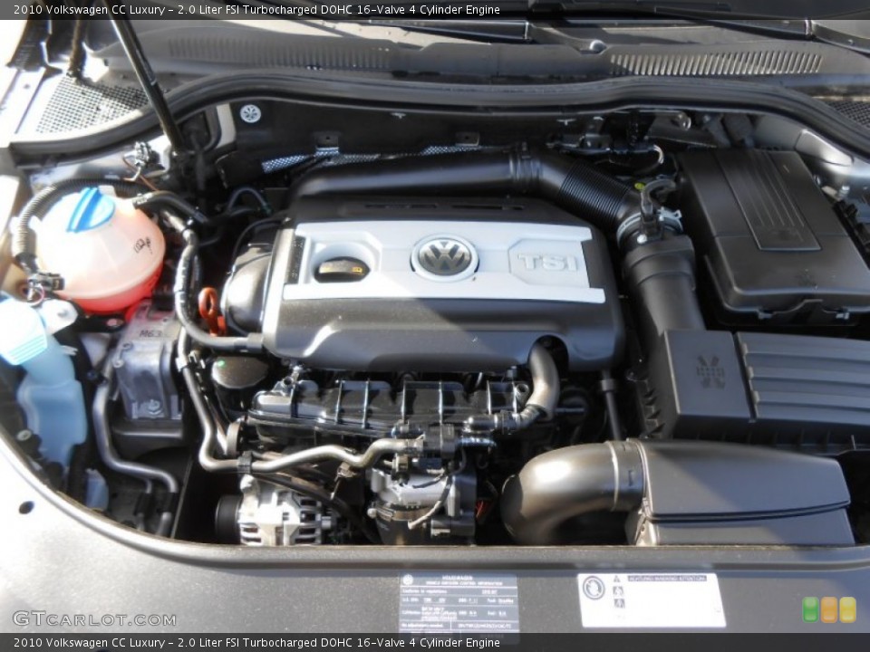 2.0 Liter FSI Turbocharged DOHC 16-Valve 4 Cylinder Engine for the 2010 Volkswagen CC #77431576