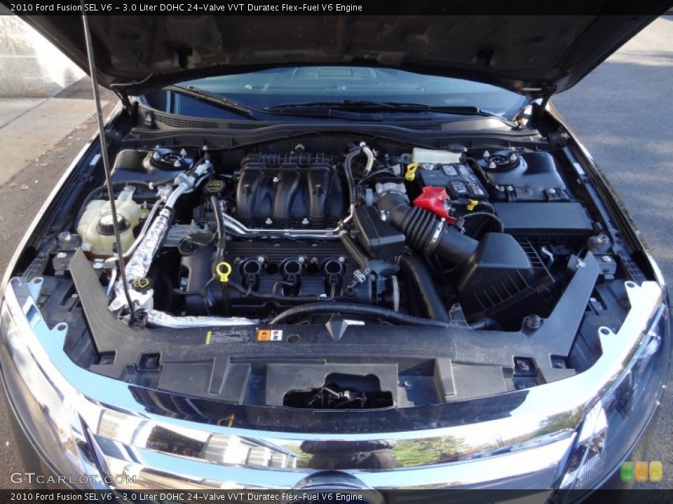 3.0 Liter DOHC 24-Valve VVT Duratec Flex-Fuel V6 Engine for the 2010 Ford Fusion #77436765