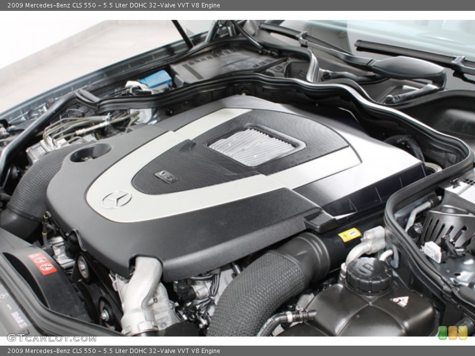 5.5 Liter DOHC 32-Valve VVT V8 Engine for the 2009 Mercedes-Benz CLS #77437317