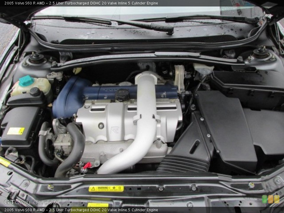 2.5 Liter Turbocharged DOHC 20 Valve Inline 5 Cylinder Engine for the 2005 Volvo S60 #77442794