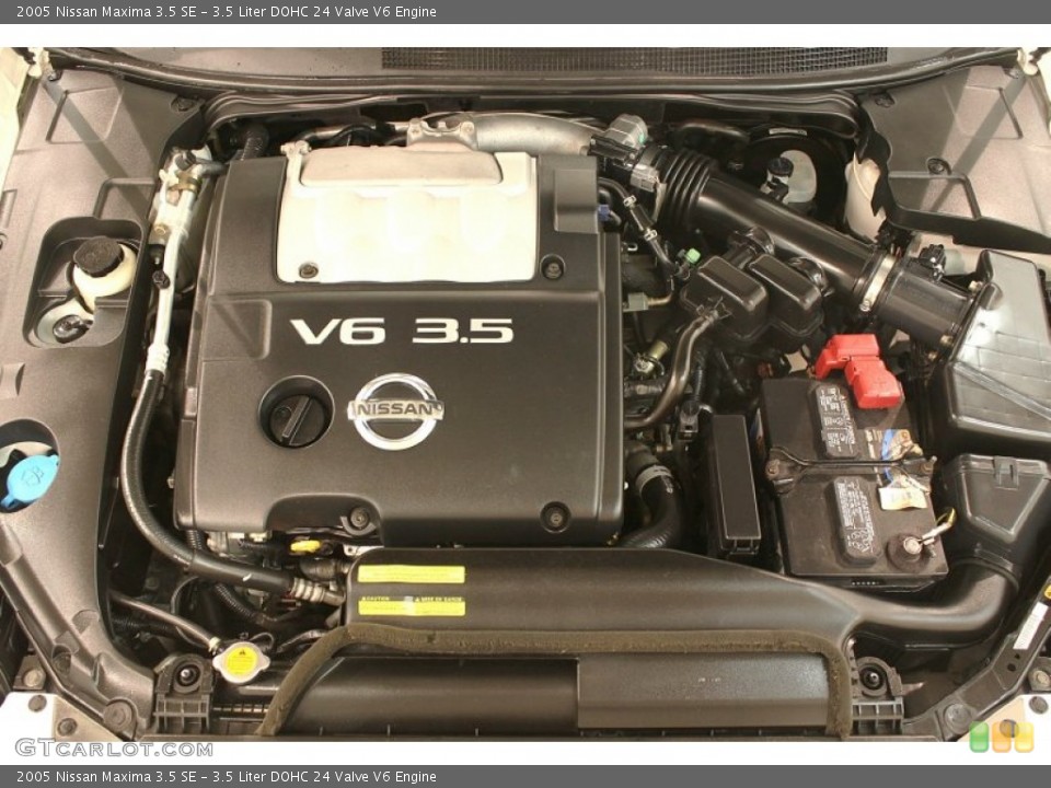 3.5 Liter DOHC 24 Valve V6 2005 Nissan Maxima Engine