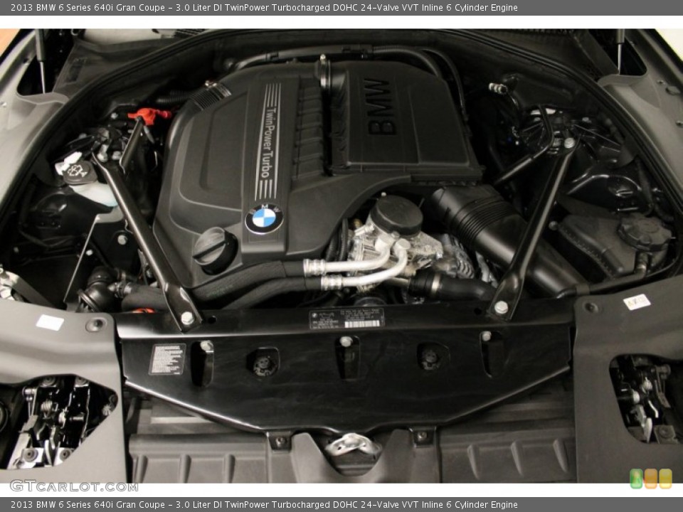 3.0 Liter DI TwinPower Turbocharged DOHC 24-Valve VVT Inline 6 Cylinder Engine for the 2013 BMW 6 Series #77446112