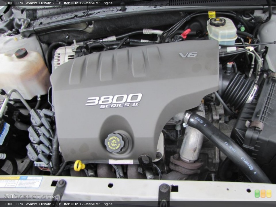 3.8 Liter OHV 12-Valve V6 2000 Buick LeSabre Engine