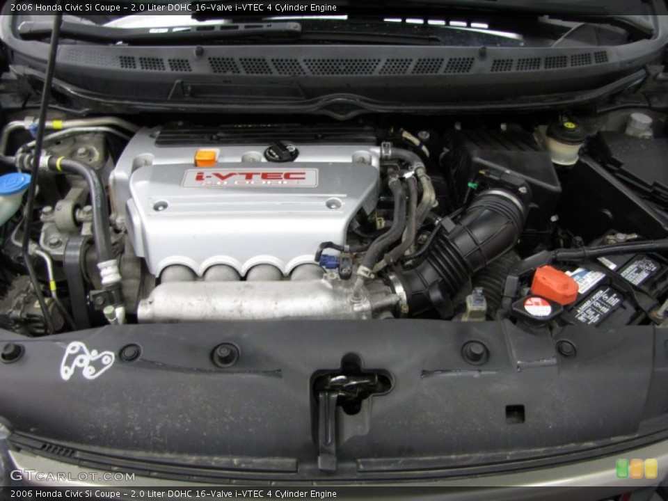 2.0 Liter DOHC 16-Valve i-VTEC 4 Cylinder 2006 Honda Civic Engine