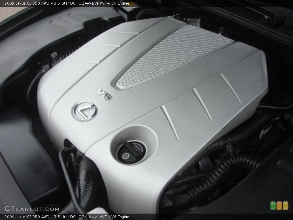 3.5 Liter DOHC 24-Valve VVT-i V6 Engine for the 2009 Lexus GS #77456449