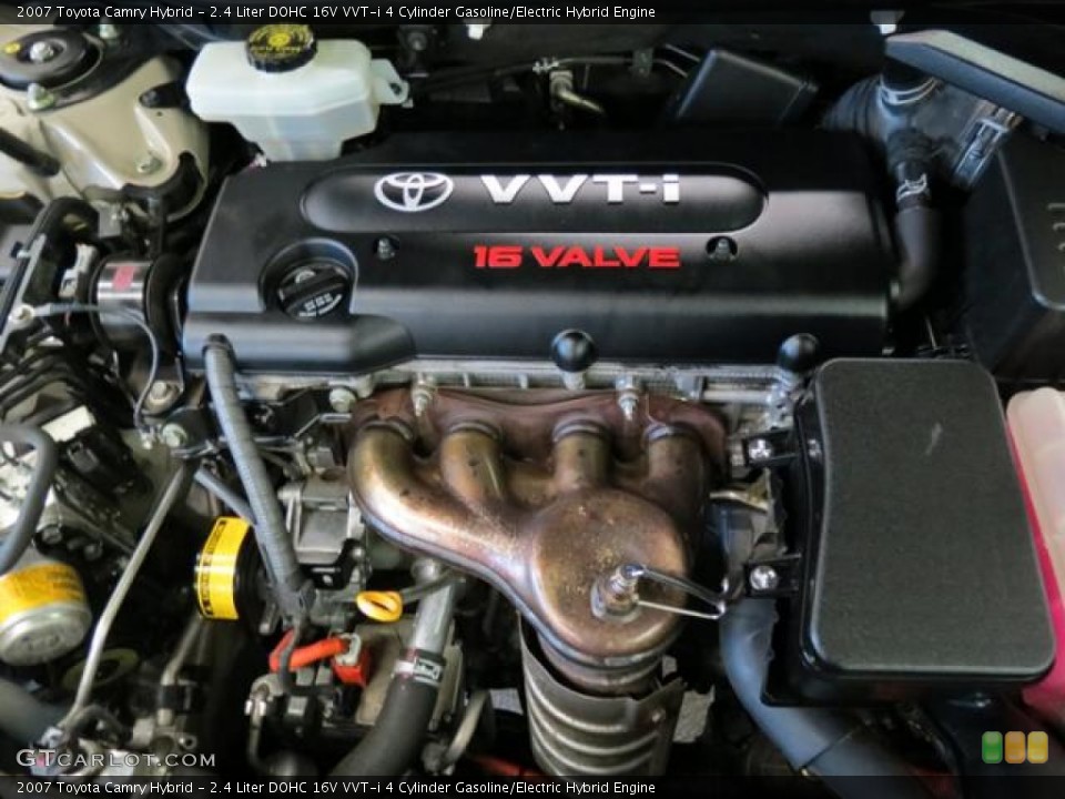 2.4 Liter DOHC 16V VVT-i 4 Cylinder Gasoline/Electric Hybrid Engine for the 2007 Toyota Camry #77460705