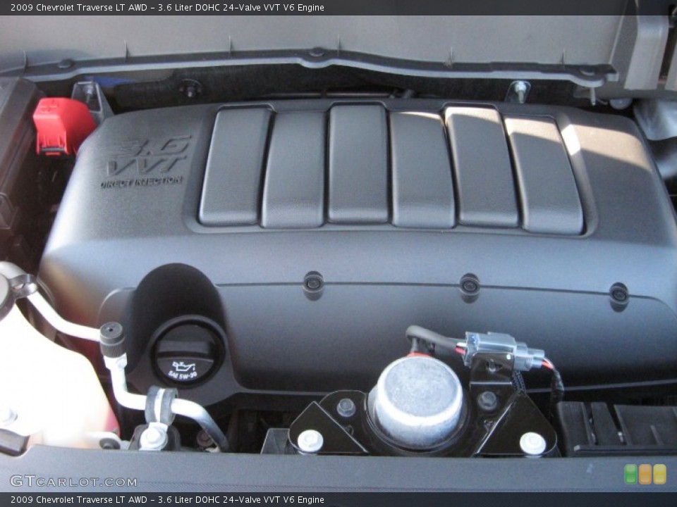 3.6 Liter DOHC 24-Valve VVT V6 Engine for the 2009 Chevrolet Traverse #77464895