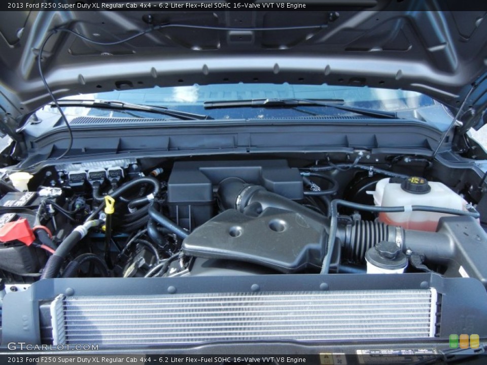 6.2 Liter Flex-Fuel SOHC 16-Valve VVT V8 Engine for the 2013 Ford F250 Super Duty #77466942
