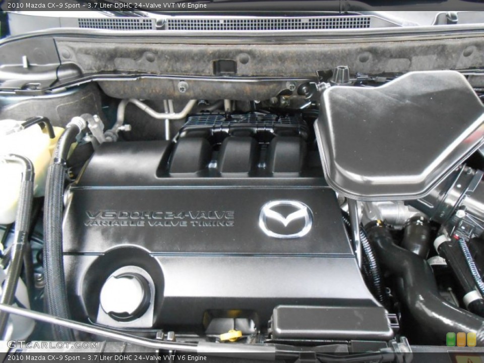 3.7 Liter DOHC 24-Valve VVT V6 Engine for the 2010 Mazda CX-9 #77469288