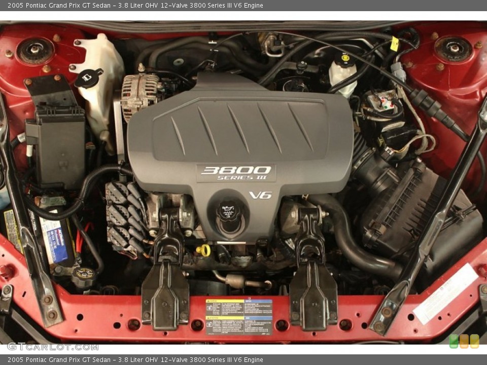 3.8 Liter OHV 12-Valve 3800 Series III V6 Engine for the 2005 Pontiac Grand Prix #77476907