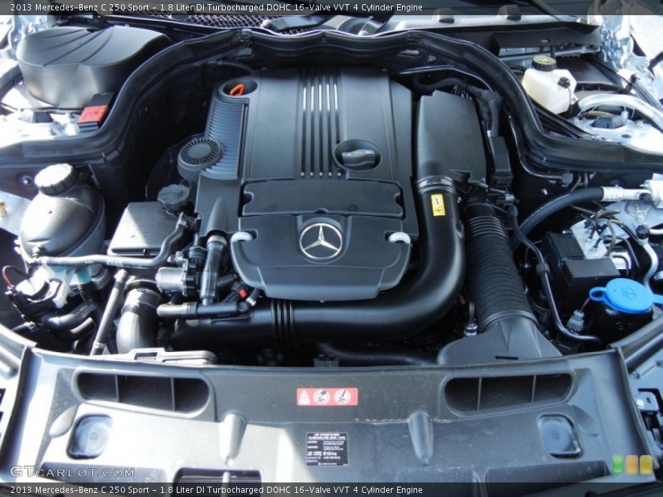 1.8 Liter DI Turbocharged DOHC 16-Valve VVT 4 Cylinder Engine for the 2013 Mercedes-Benz C #77487000