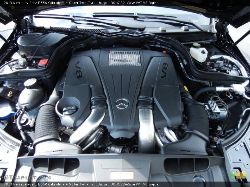 4.6 Liter Twin-Turbocharged DOHC 32-Valve VVT V8 Engine for the 2013 Mercedes-Benz E #77487782