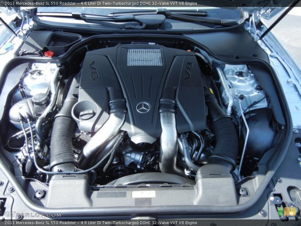 4.6 Liter DI Twin-Turbocharged DOHC 32-Valve VVT V8 Engine for the 2013 Mercedes-Benz SL #77488157