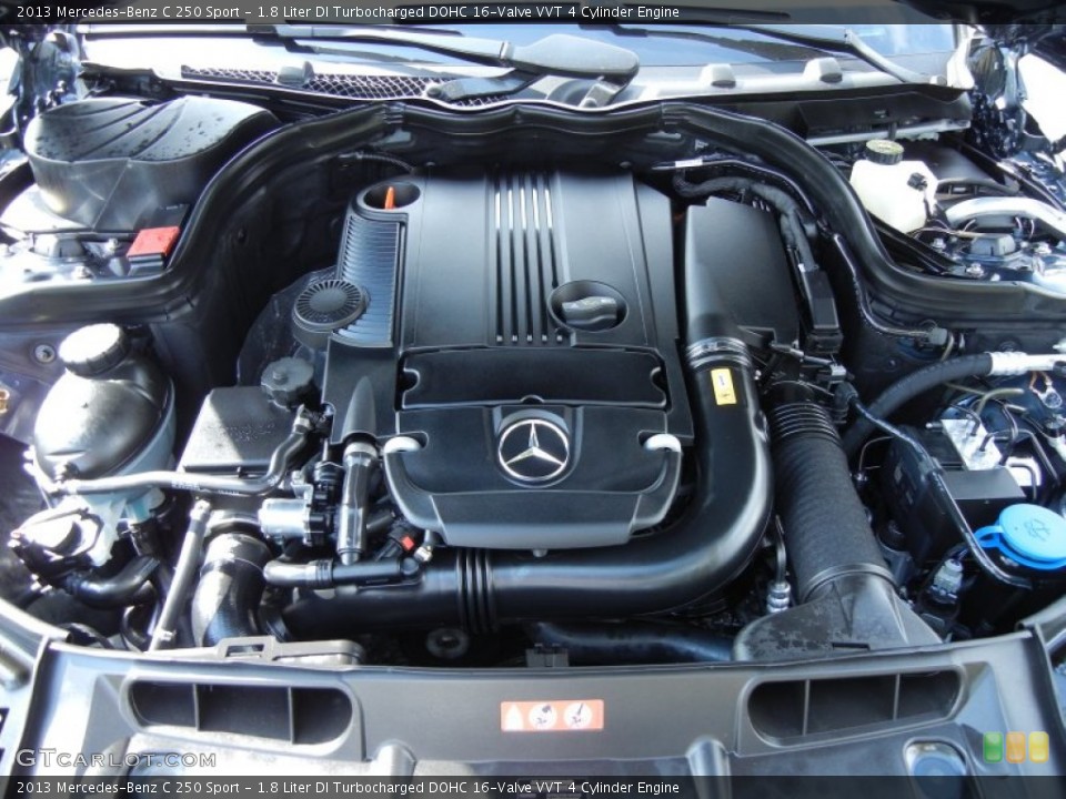 1.8 Liter DI Turbocharged DOHC 16-Valve VVT 4 Cylinder Engine for the 2013 Mercedes-Benz C #77488543