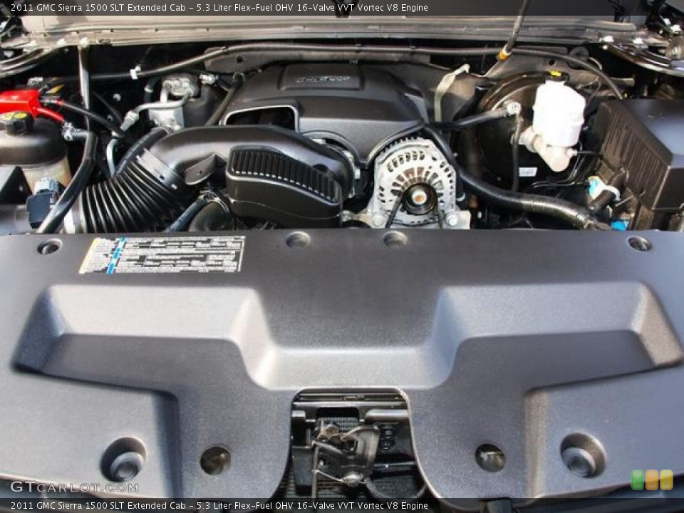 5.3 Liter Flex-Fuel OHV 16-Valve VVT Vortec V8 Engine for the 2011 GMC Sierra 1500 #77491190