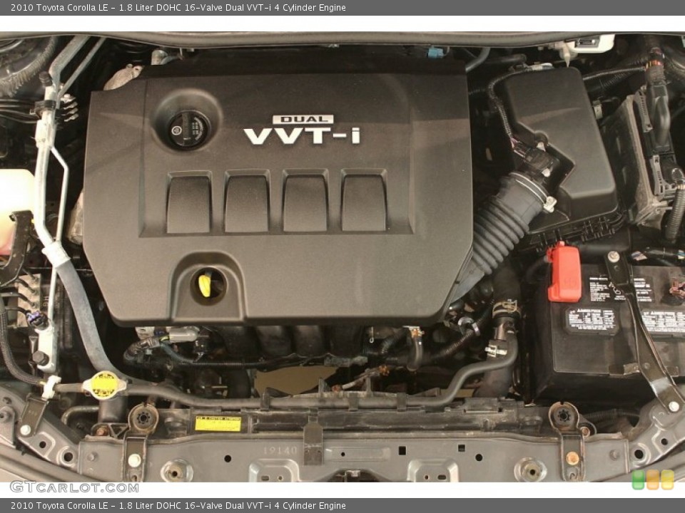 1.8 Liter DOHC 16-Valve Dual VVT-i 4 Cylinder Engine for the 2010 Toyota Corolla #77494643