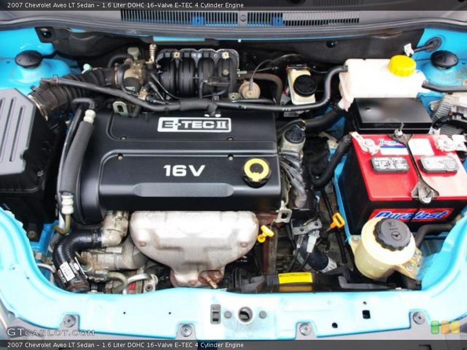 1.6 Liter DOHC 16-Valve E-TEC 4 Cylinder Engine for the 2007 Chevrolet Aveo #77494859