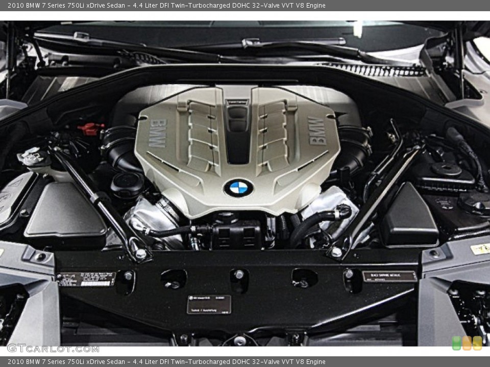 4.4 Liter DFI Twin-Turbocharged DOHC 32-Valve VVT V8 Engine for the 2010 BMW 7 Series #77500300