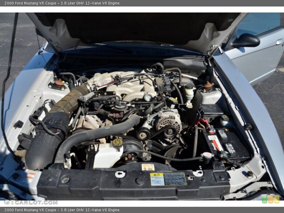 3.8 Liter OHV 12-Valve V6 Engine for the 2000 Ford Mustang #77504854