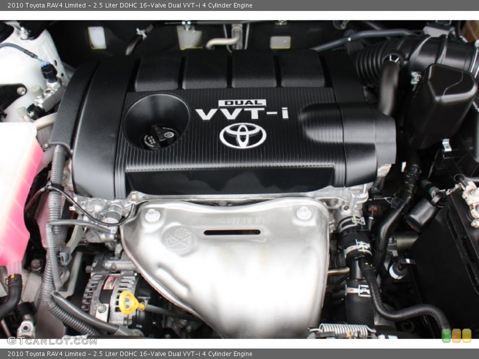 2.5 Liter DOHC 16-Valve Dual VVT-i 4 Cylinder Engine for the 2010 Toyota RAV4 #77510440