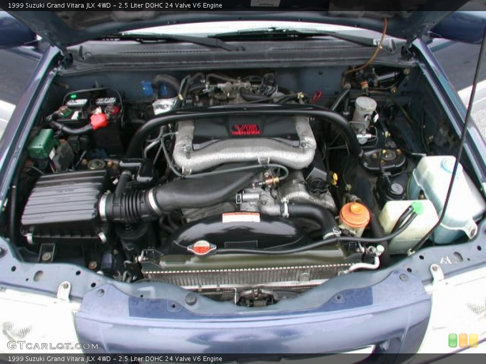 2.5 Liter DOHC 24 Valve V6 1999 Suzuki Grand Vitara Engine