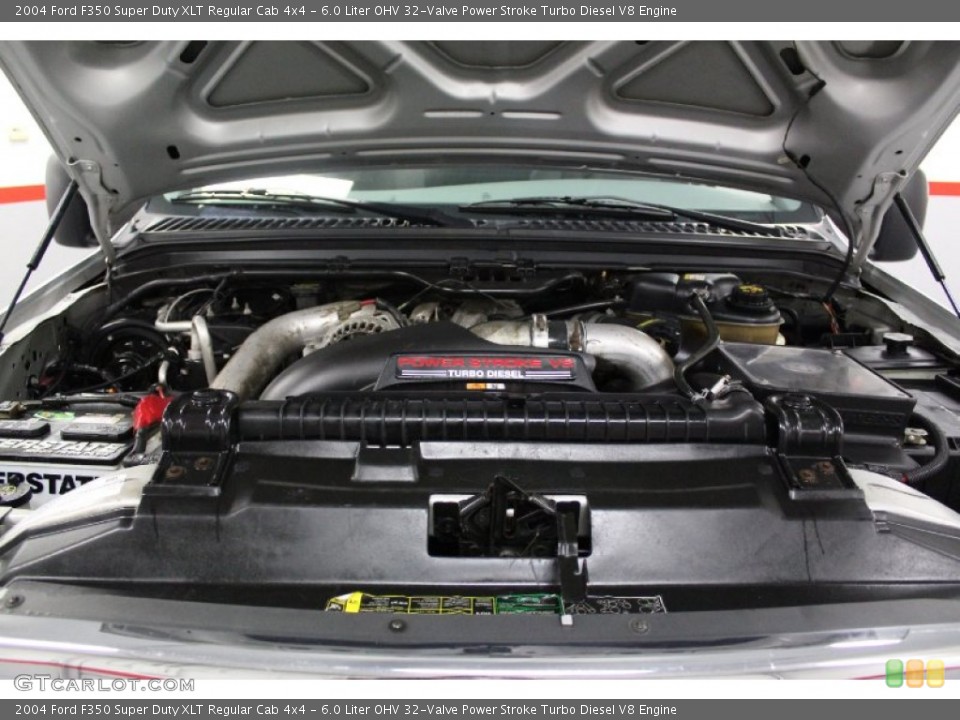 6.0 Liter OHV 32-Valve Power Stroke Turbo Diesel V8 Engine for the 2004 Ford F350 Super Duty #77516354