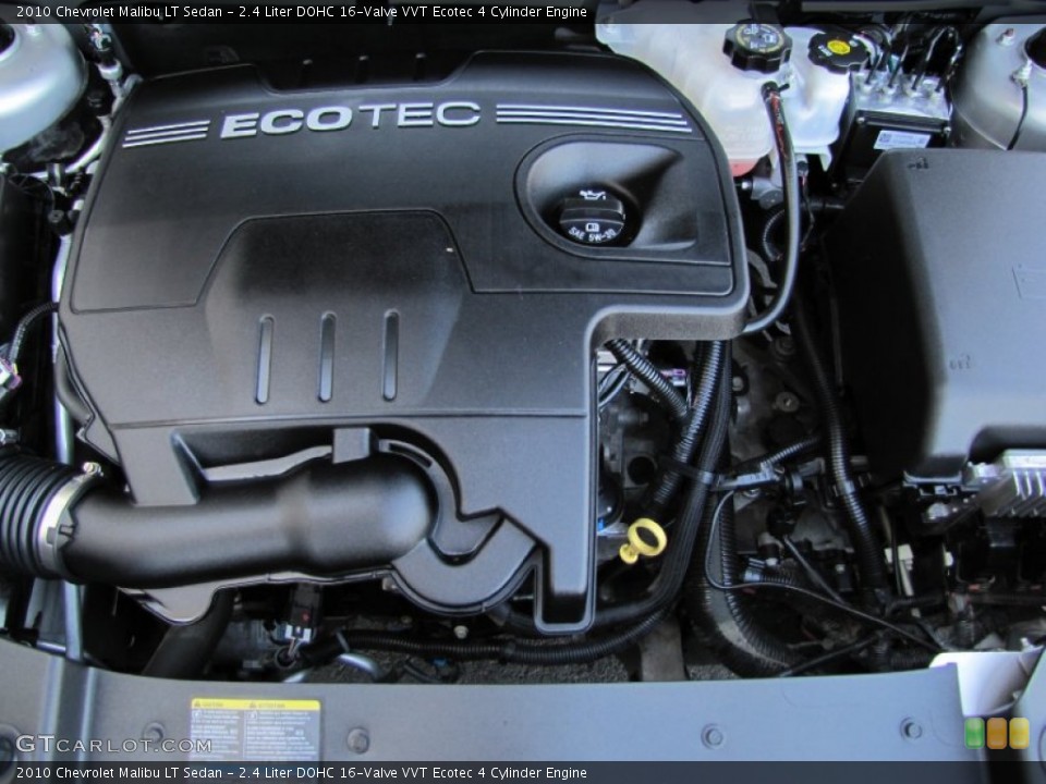 2.4 Liter DOHC 16-Valve VVT Ecotec 4 Cylinder Engine for the 2010 Chevrolet Malibu #77519002