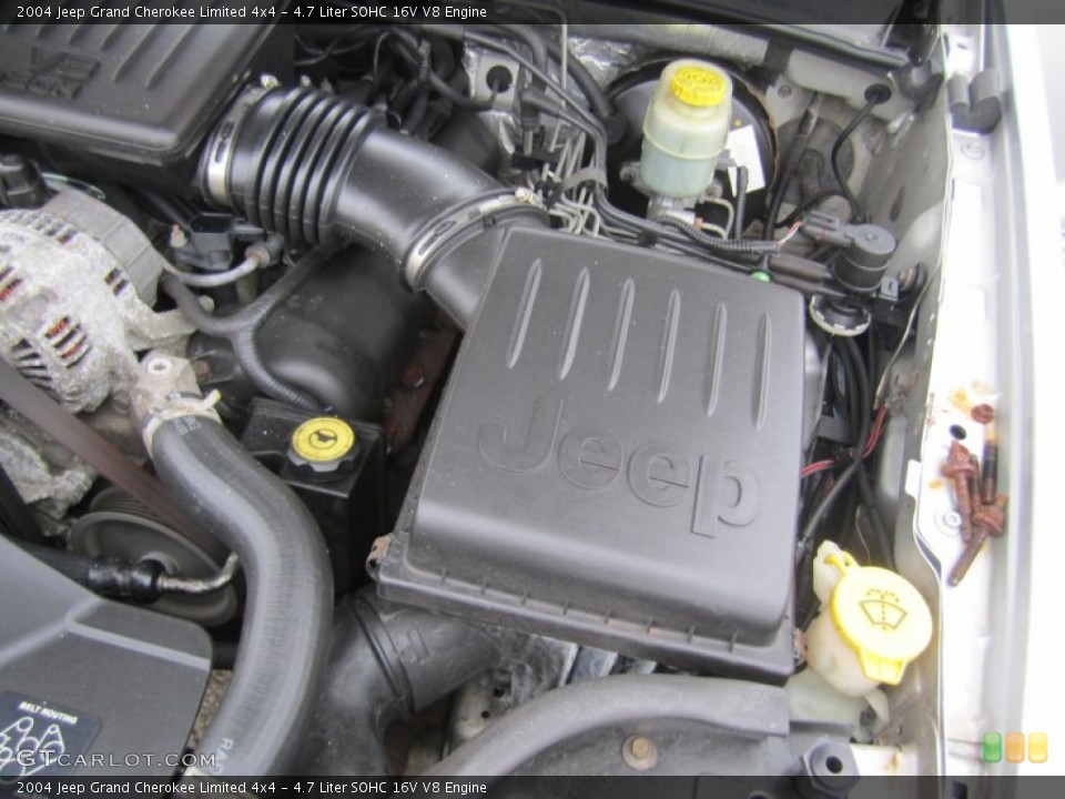 4.7 Liter SOHC 16V V8 Engine for the 2004 Jeep Grand Cherokee #77522486