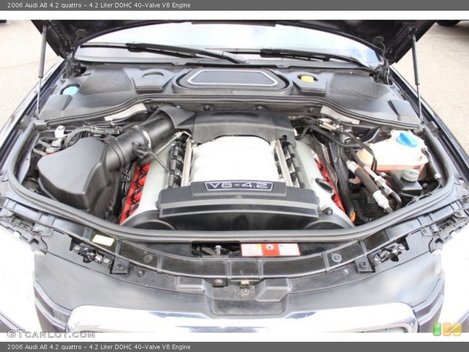 4.2 Liter DOHC 40-Valve V8 2006 Audi A8 Engine