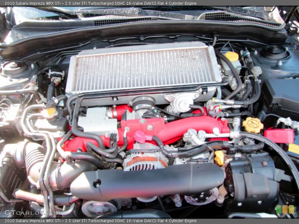 2.5 Liter STi Turbocharged SOHC 16-Valve DAVCS Flat 4 Cylinder Engine for the 2010 Subaru Impreza #77540230