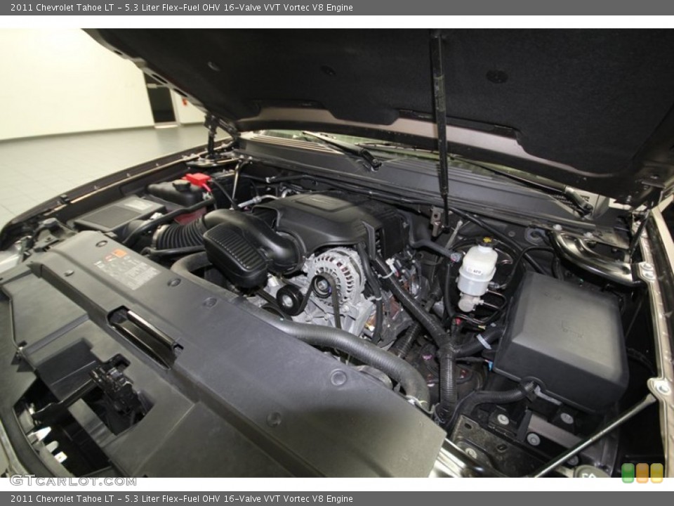 5.3 Liter Flex-Fuel OHV 16-Valve VVT Vortec V8 Engine for the 2011 Chevrolet Tahoe #77554310