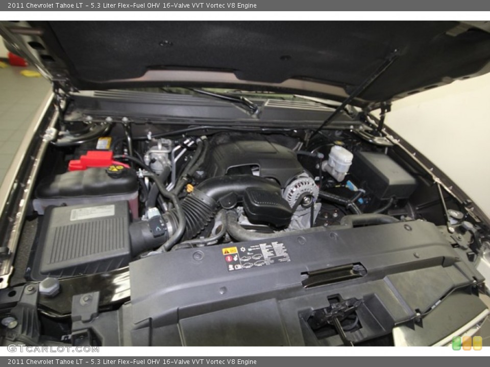5.3 Liter Flex-Fuel OHV 16-Valve VVT Vortec V8 Engine for the 2011 Chevrolet Tahoe #77554316