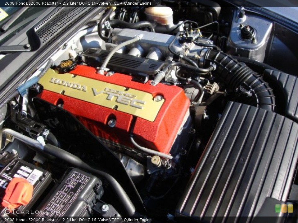 2.2 Liter DOHC 16-Valve VTEC 4 Cylinder Engine for the 2008 Honda S2000 #77558145