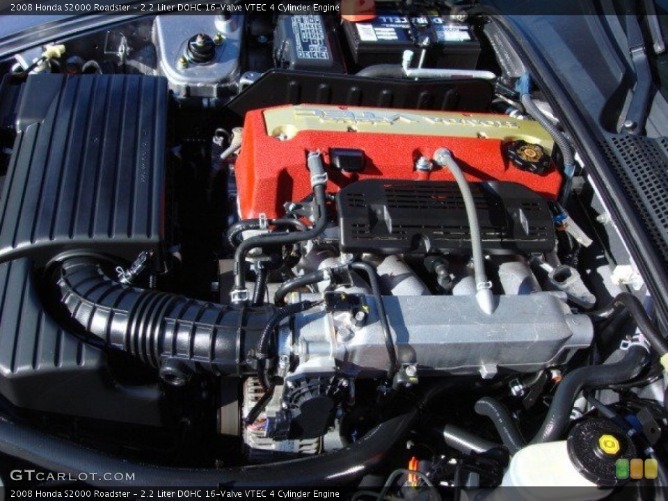 2.2 Liter DOHC 16-Valve VTEC 4 Cylinder Engine for the 2008 Honda S2000 #77558217
