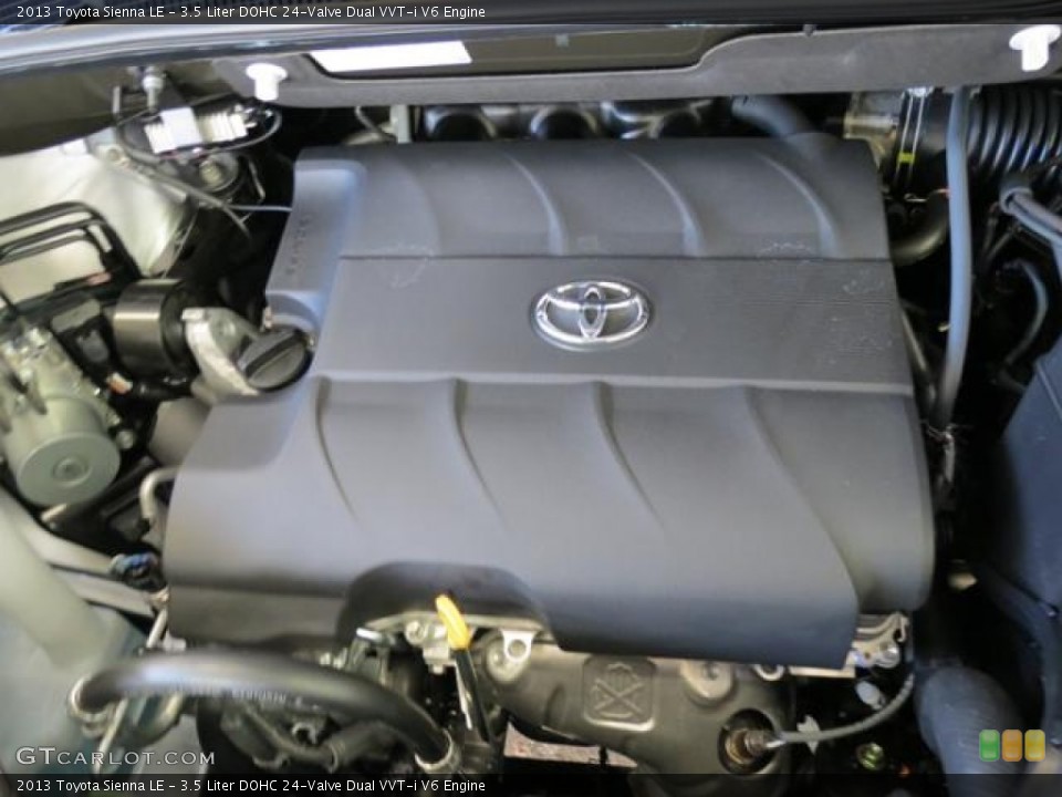 3.5 Liter DOHC 24-Valve Dual VVT-i V6 Engine for the 2013 Toyota Sienna #77563239