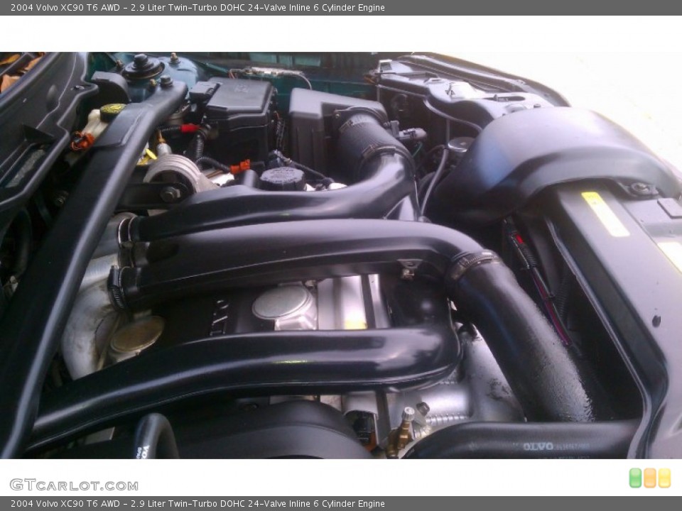 2.9 Liter Twin-Turbo DOHC 24-Valve Inline 6 Cylinder 2004 Volvo XC90 Engine